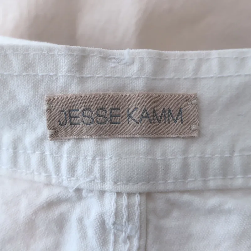 Jesse Kamm Sailor Pants White Cotton Canvas Size 12