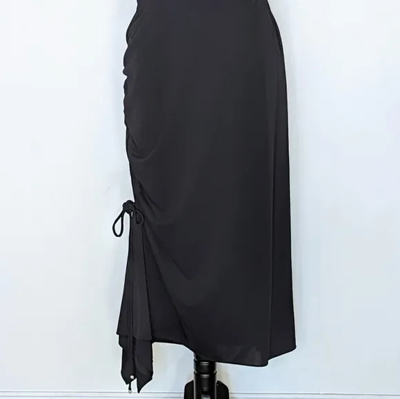 Jessica Howard Strapless Black 2 Piece Party Evening Dress Size 14 NWT