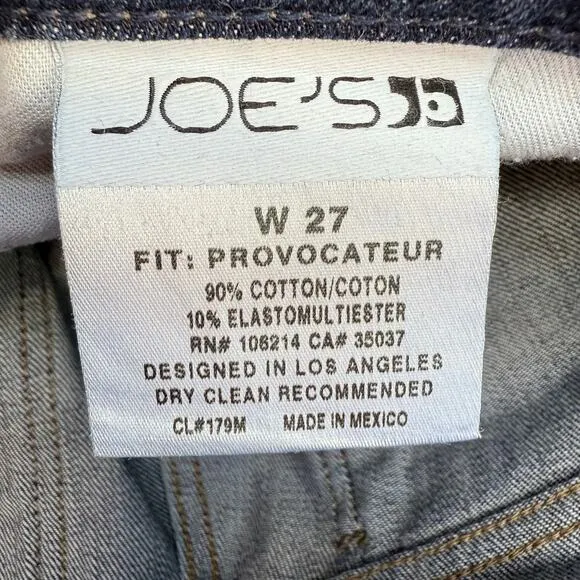 Joe's Jeans Women's 27 (4) Blue Boot Cut Provocateur Preppy Western Normcore