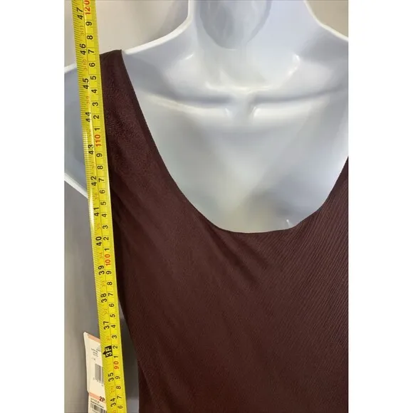 Jones New York 100% Silk Midi Plum Sheer Lined Tiered Party Dress Women 2P $168