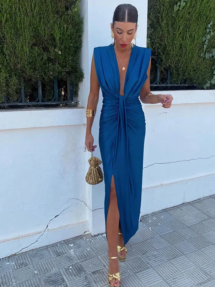 Karol® | Elegant V-neck dress