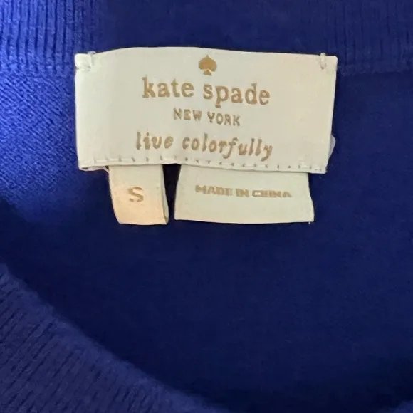 KATE SPADE Royal Blue Cardigan - S