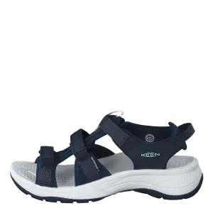Ke Astoria West Open Toe W Blu Blue Nights-blk Iris