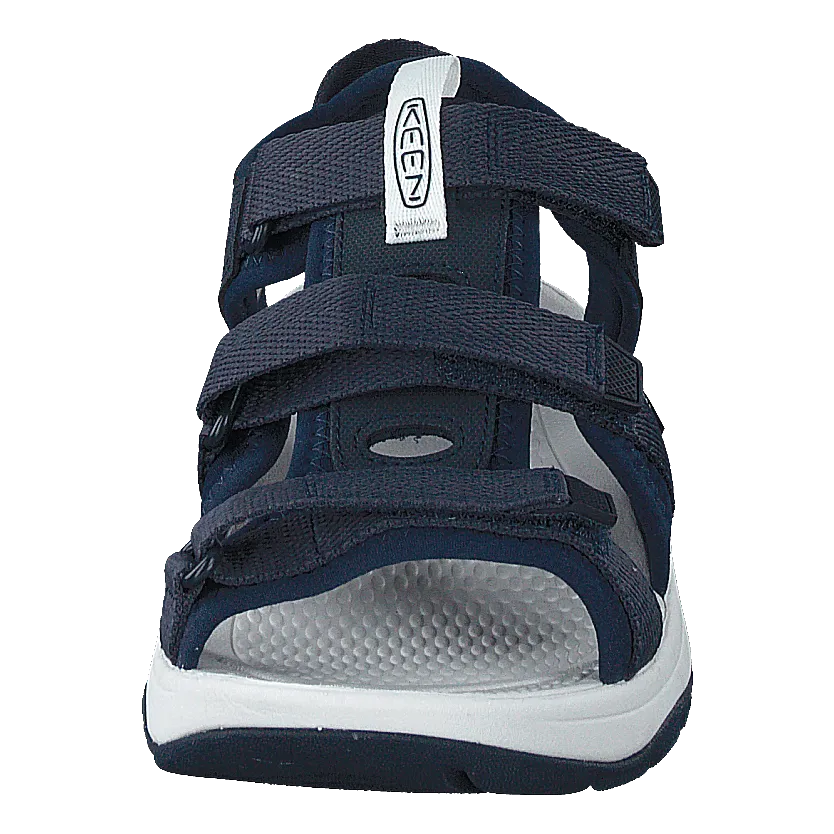 Ke Astoria West Open Toe W Blu Blue Nights-blk Iris
