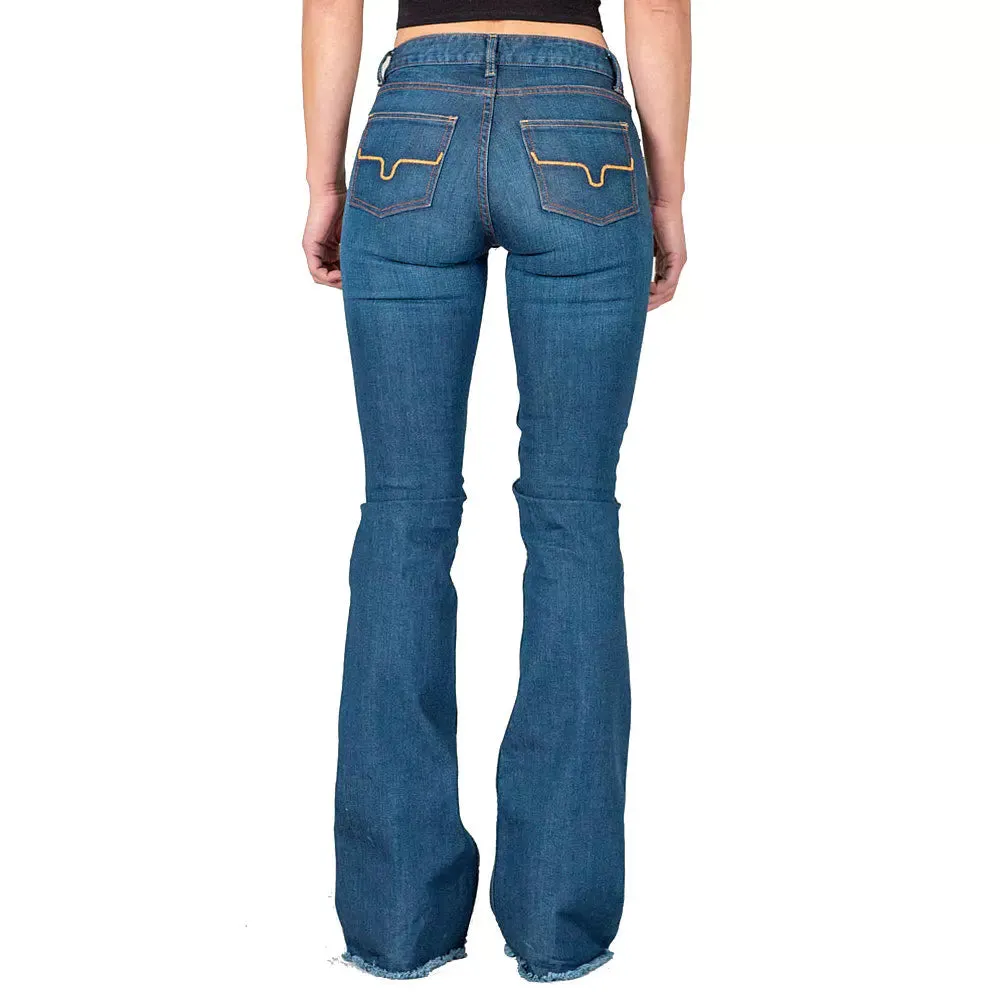 Kimes Ranch Lola Mid Rise Flare Leg Jeans