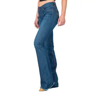 Kimes Ranch Lola Mid Rise Flare Leg Jeans