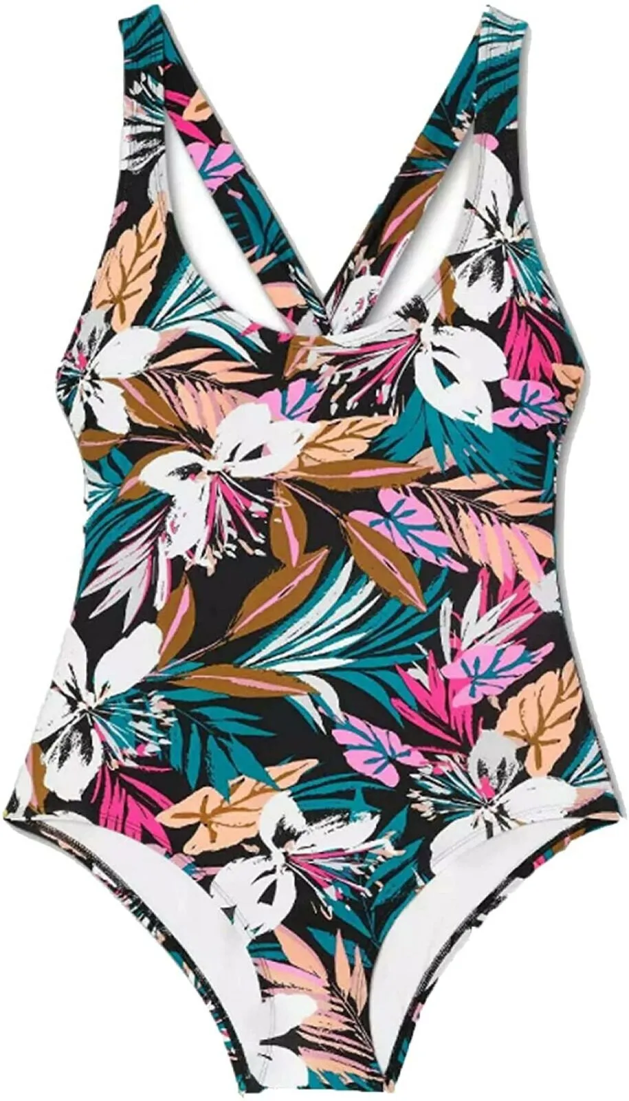 Kona Sol Women's Twist-Back Medium Coverage One Piece Swimsuit