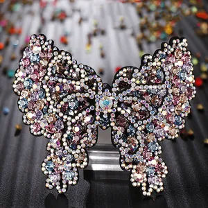 Korean Crystal Diamond Hairpin Headdress Large