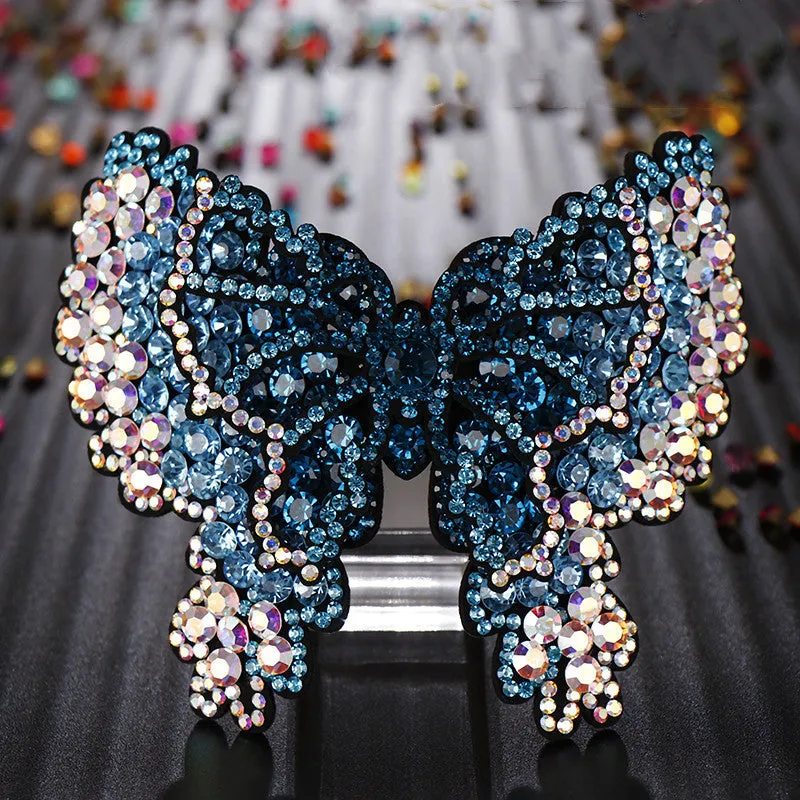 Korean Crystal Diamond Hairpin Headdress Large