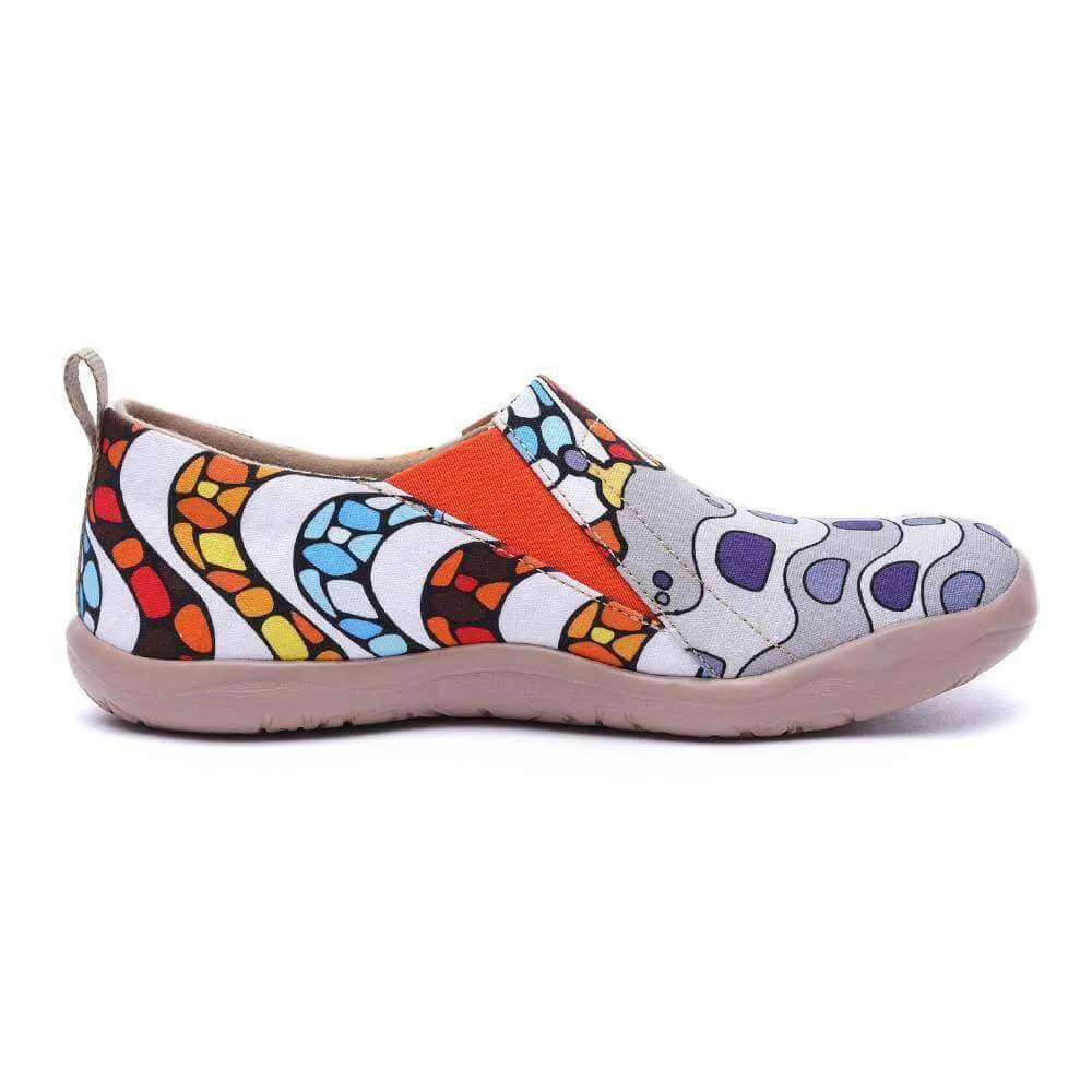 LA PEDRERA Women Canvas Art Painted Shoes