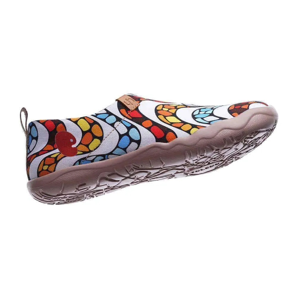 LA PEDRERA Women Canvas Art Painted Shoes