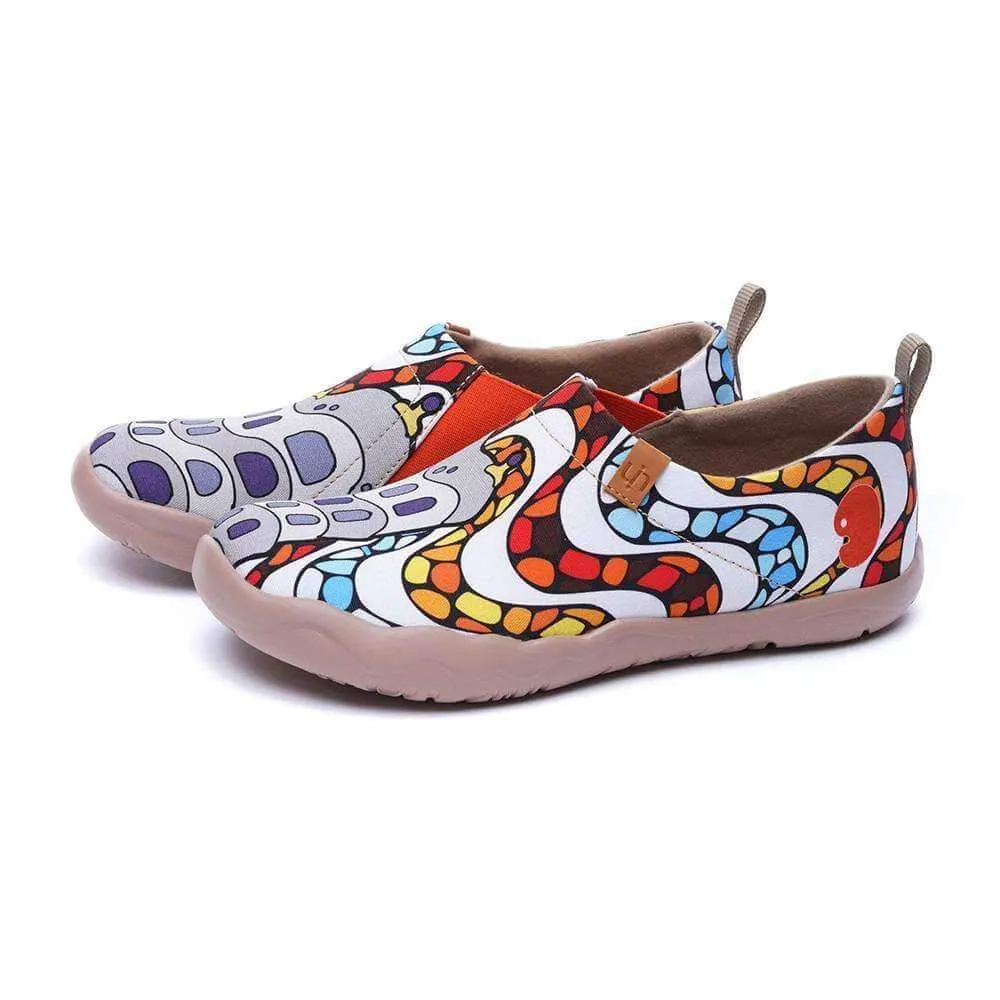 LA PEDRERA Women Canvas Art Painted Shoes
