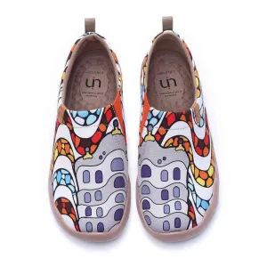 LA PEDRERA Women Canvas Art Painted Shoes