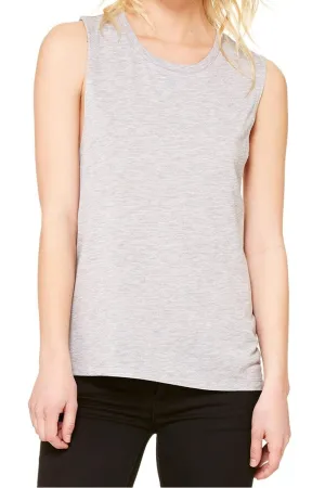 Land That I Love Leopard Flag Women's Flowy Scoop Muscle Tank