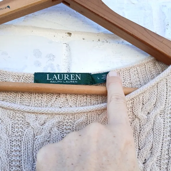 Lauren Ralph Lauren Cable Knit Pullover Sweater