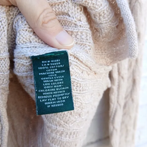 Lauren Ralph Lauren Cable Knit Pullover Sweater