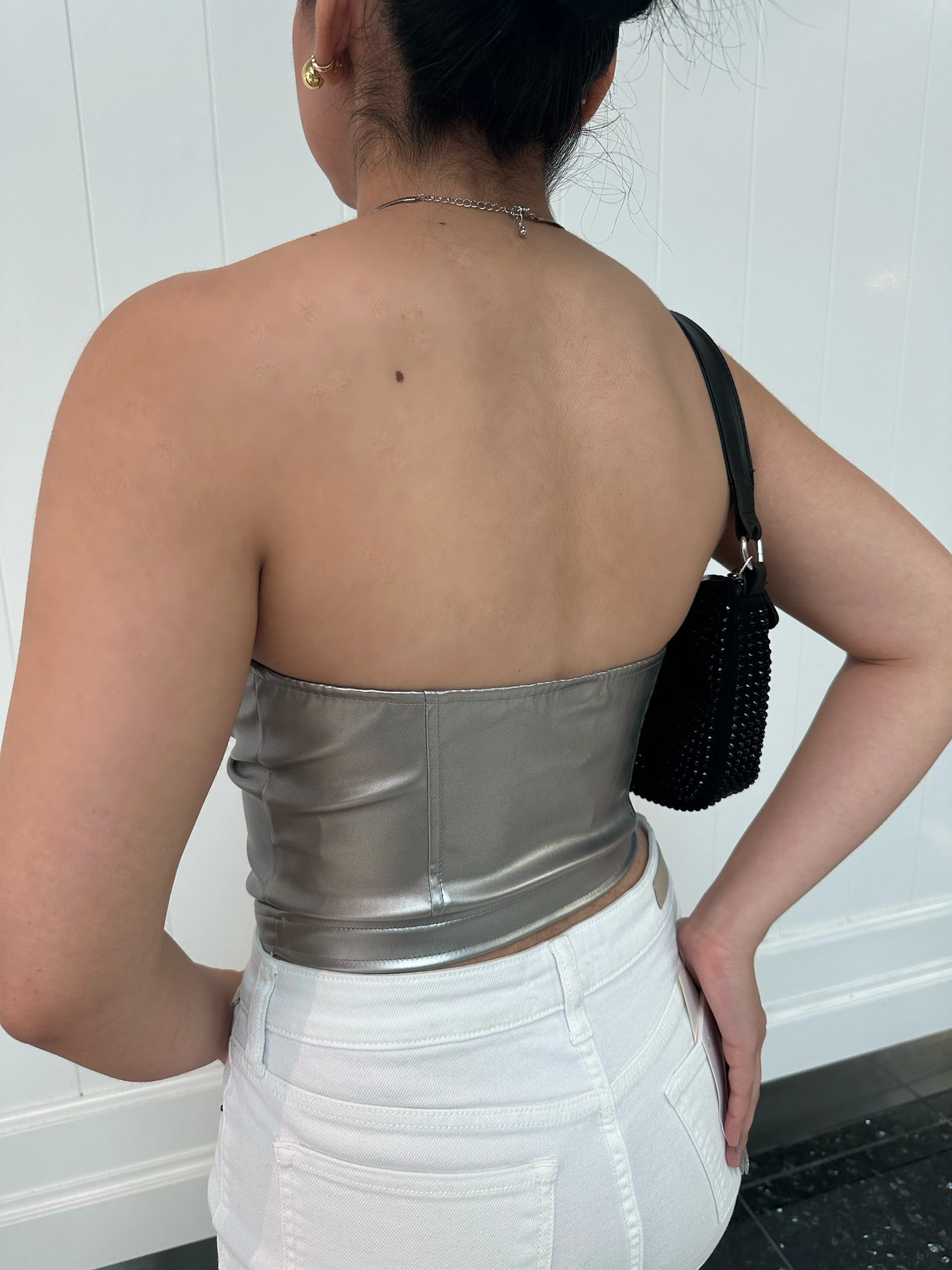 Leather Behavior Top