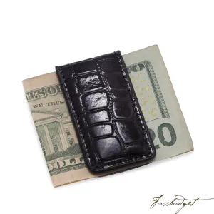 Leather Magnetic Money Clip.