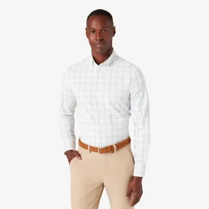 Leeward  Dress Shirt - White Larkin Plaid