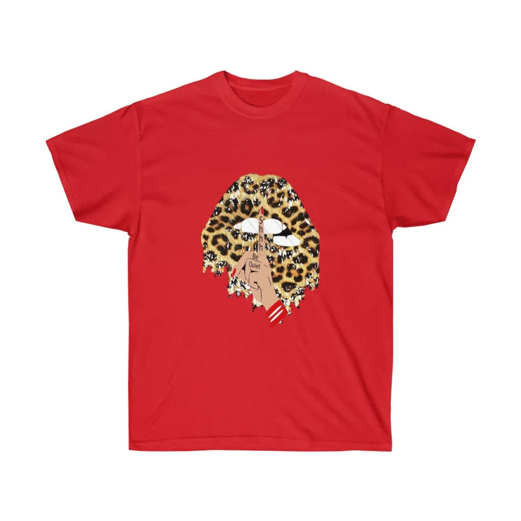 Leopard Lips Unisex Tee, Custom tee, Graphic tee, leopard lips