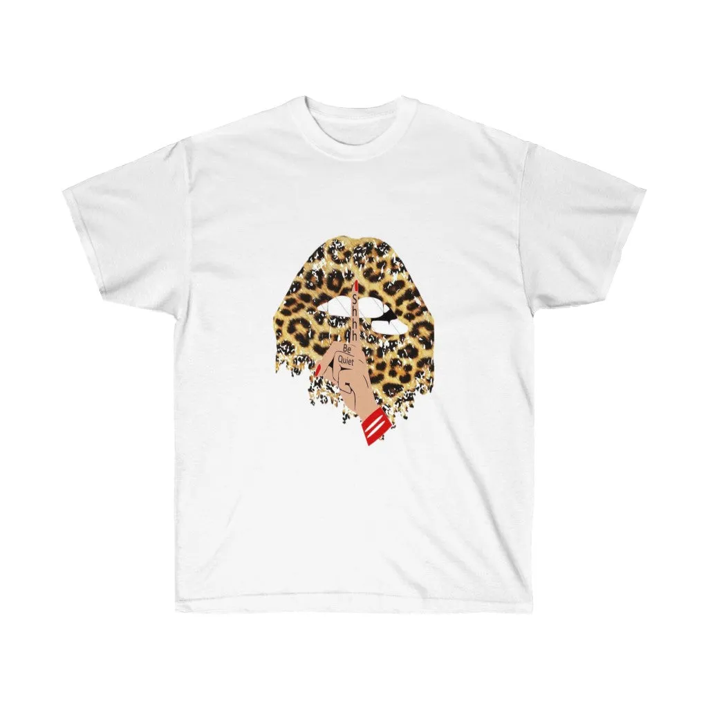 Leopard Lips Unisex Tee, Custom tee, Graphic tee, leopard lips