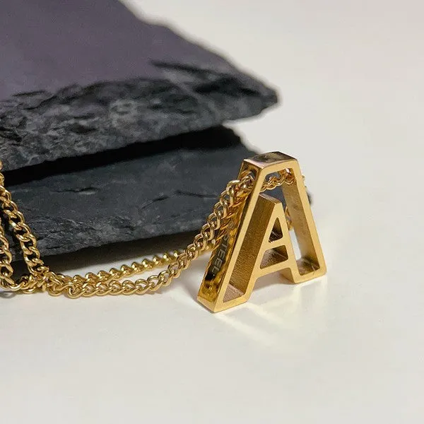 Letter Block Necklace