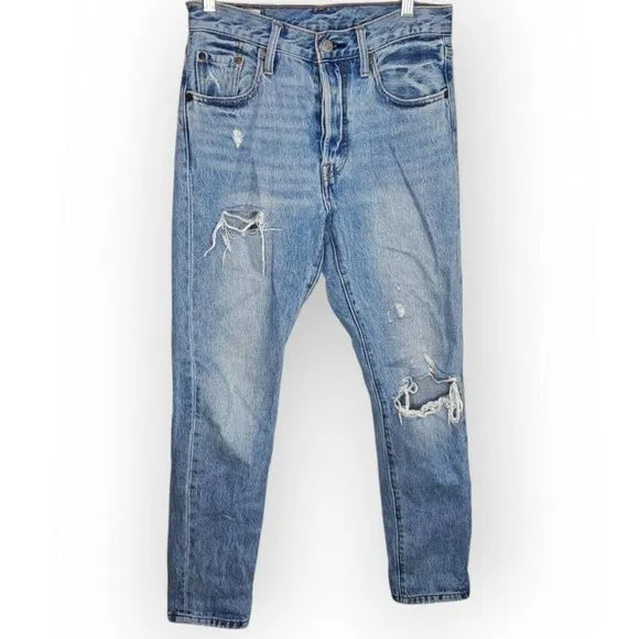 Levi's Premium 501 Women's Skinny Jeans in Can't Touch This Medium Wash size 25