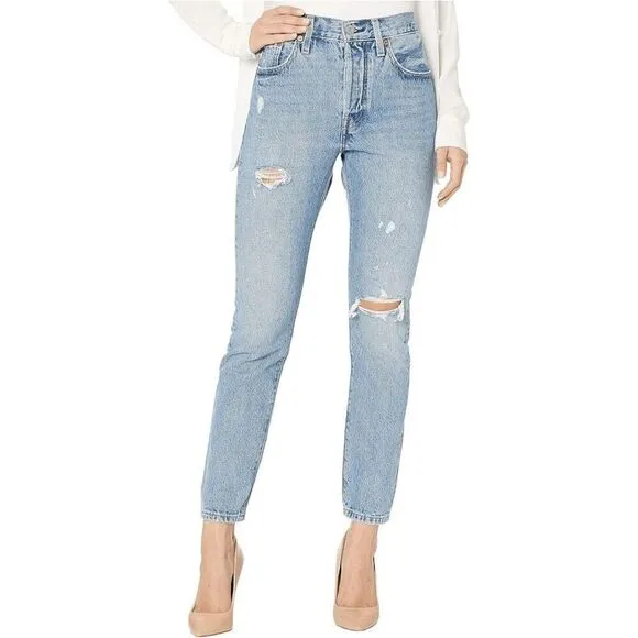 Levi's Premium 501 Women's Skinny Jeans in Can't Touch This Medium Wash size 25