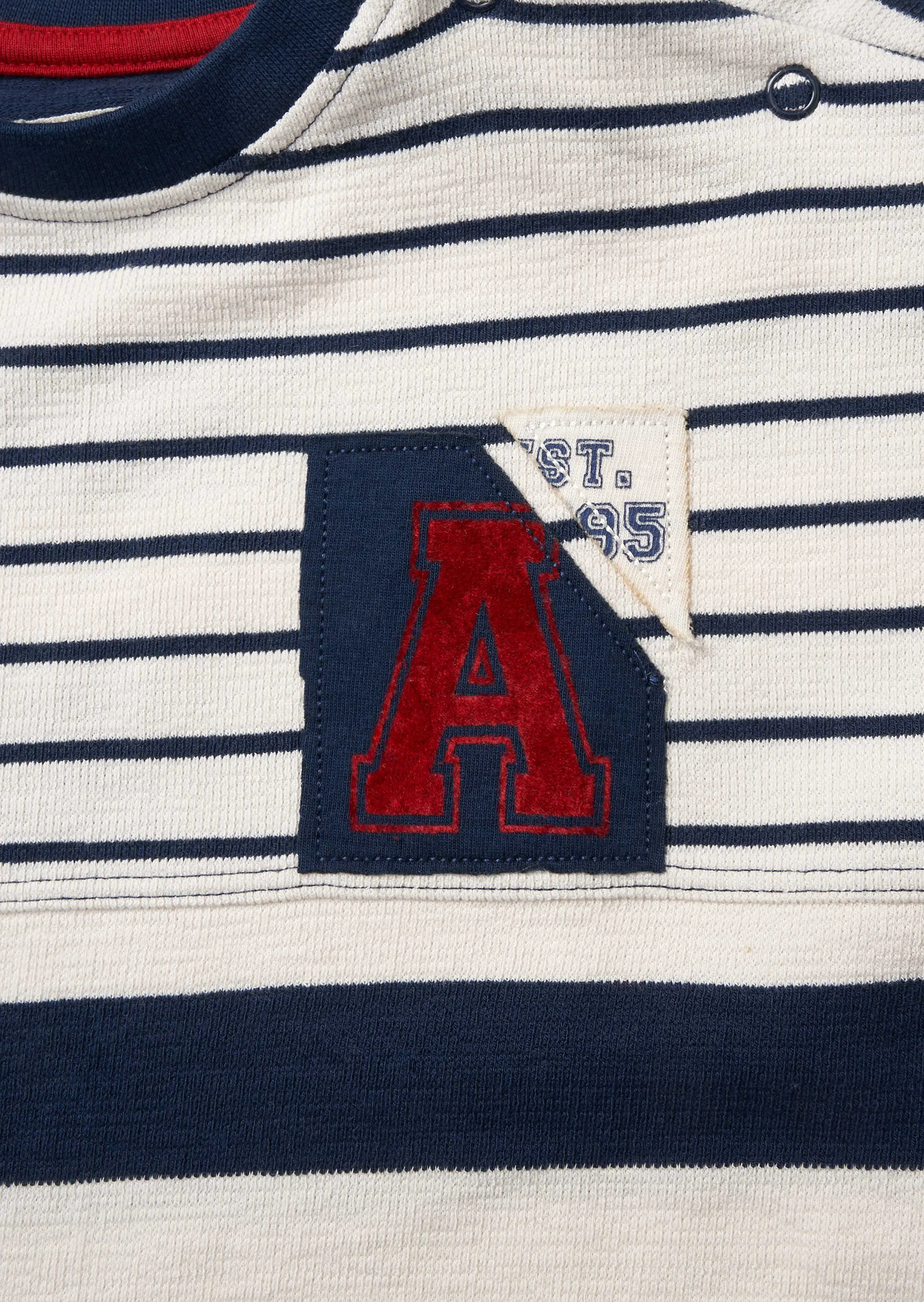 Lewis Blue Stripe Block T Shirt