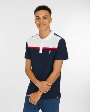 LFC Mens Colour Block Polo Shirt