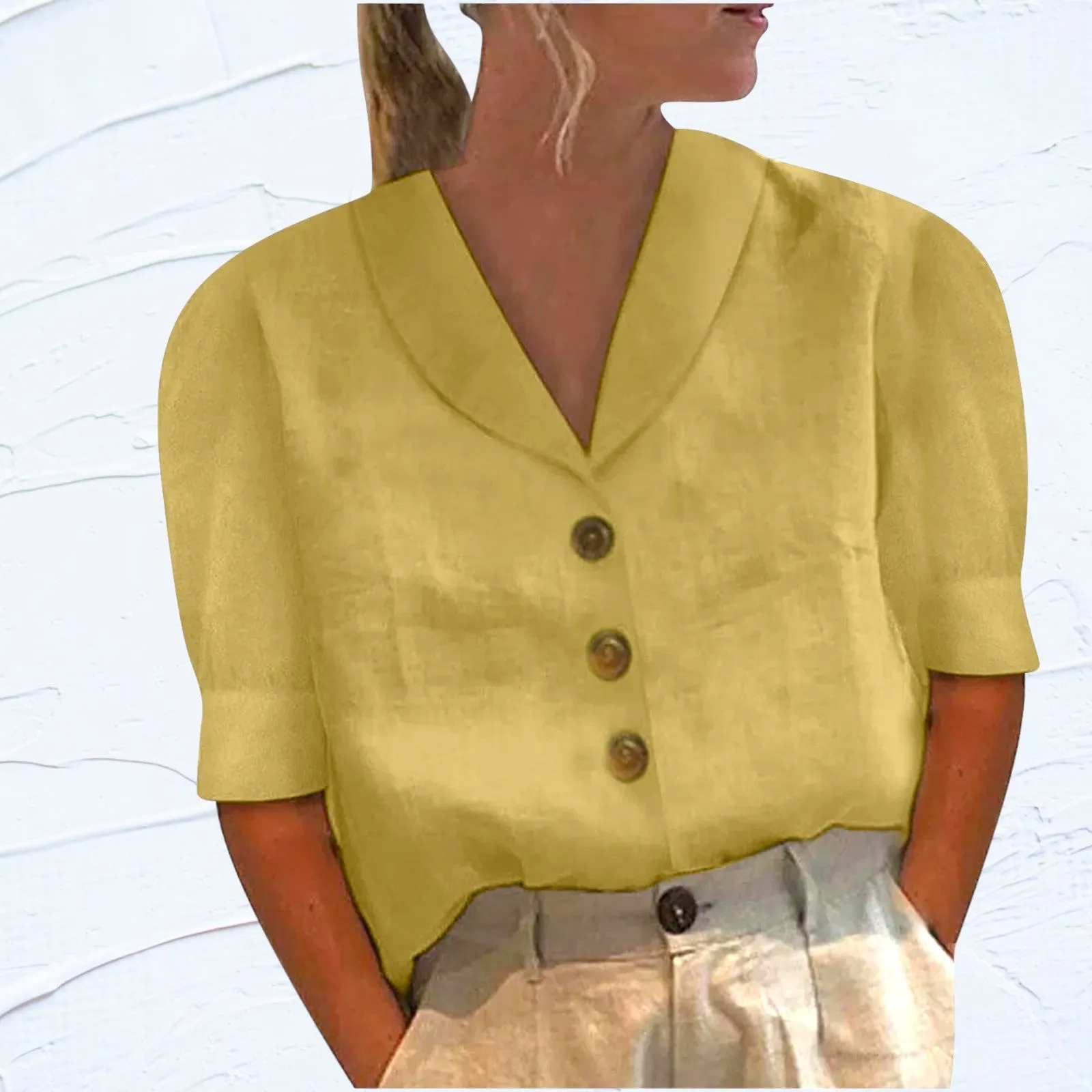 Lidia® | Elegant Linen Top