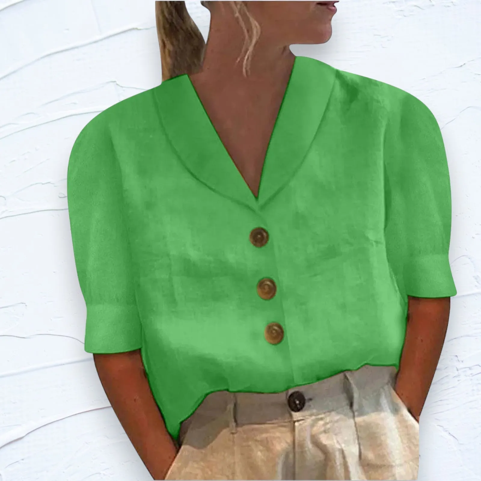 Lidia® | Elegant Linen Top
