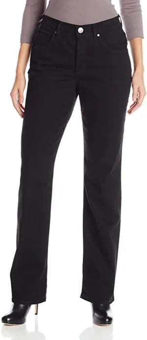 Light Use Riders by Lee Indigo Women's Classic-Fit Straight-Leg Jean, Black, Sz 14 Petite!