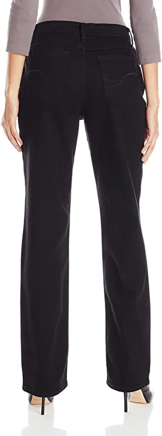 Light Use Riders by Lee Indigo Women's Classic-Fit Straight-Leg Jean, Black, Sz 14 Petite!