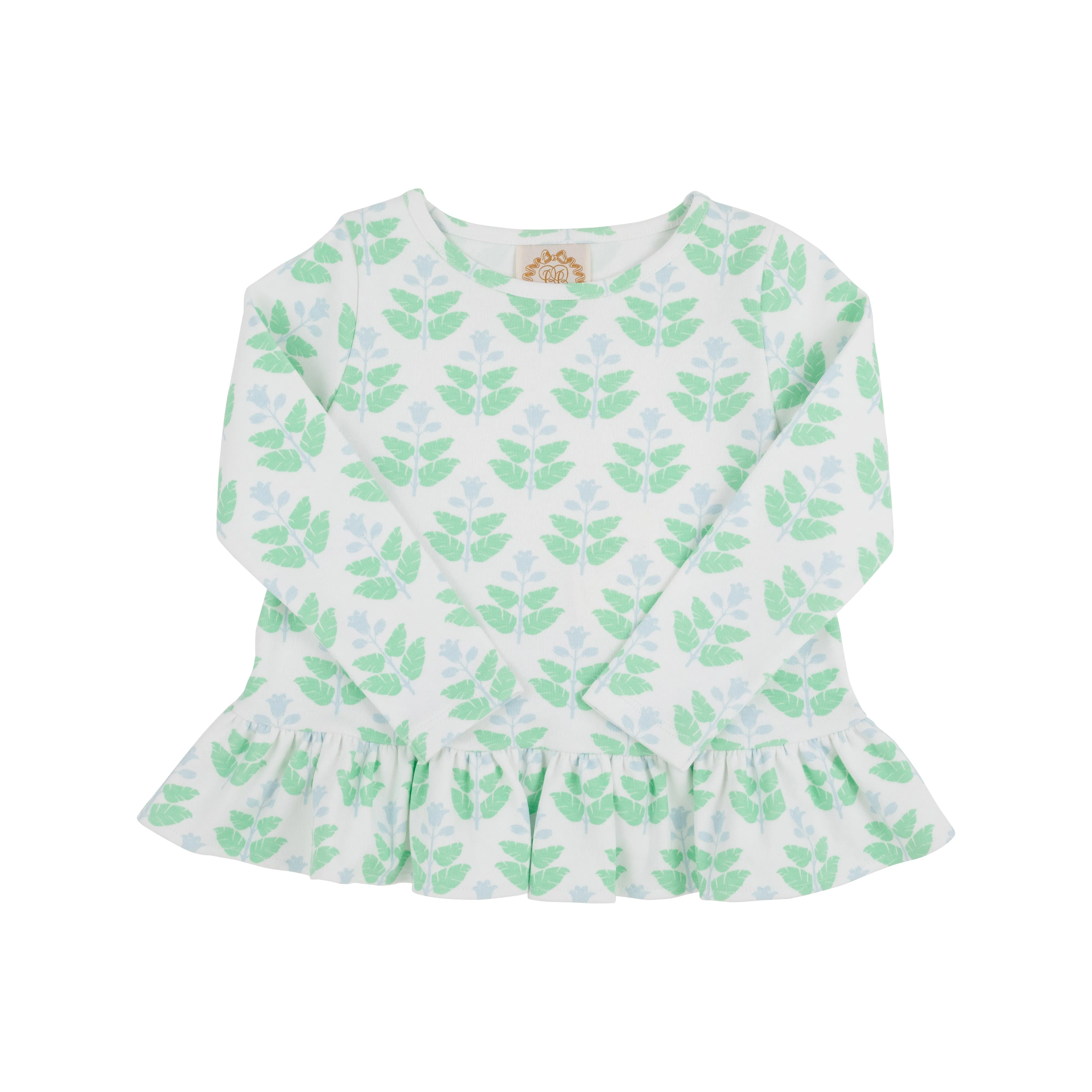 Long Sleeve Love You Back Top - Hanover Hand Block
