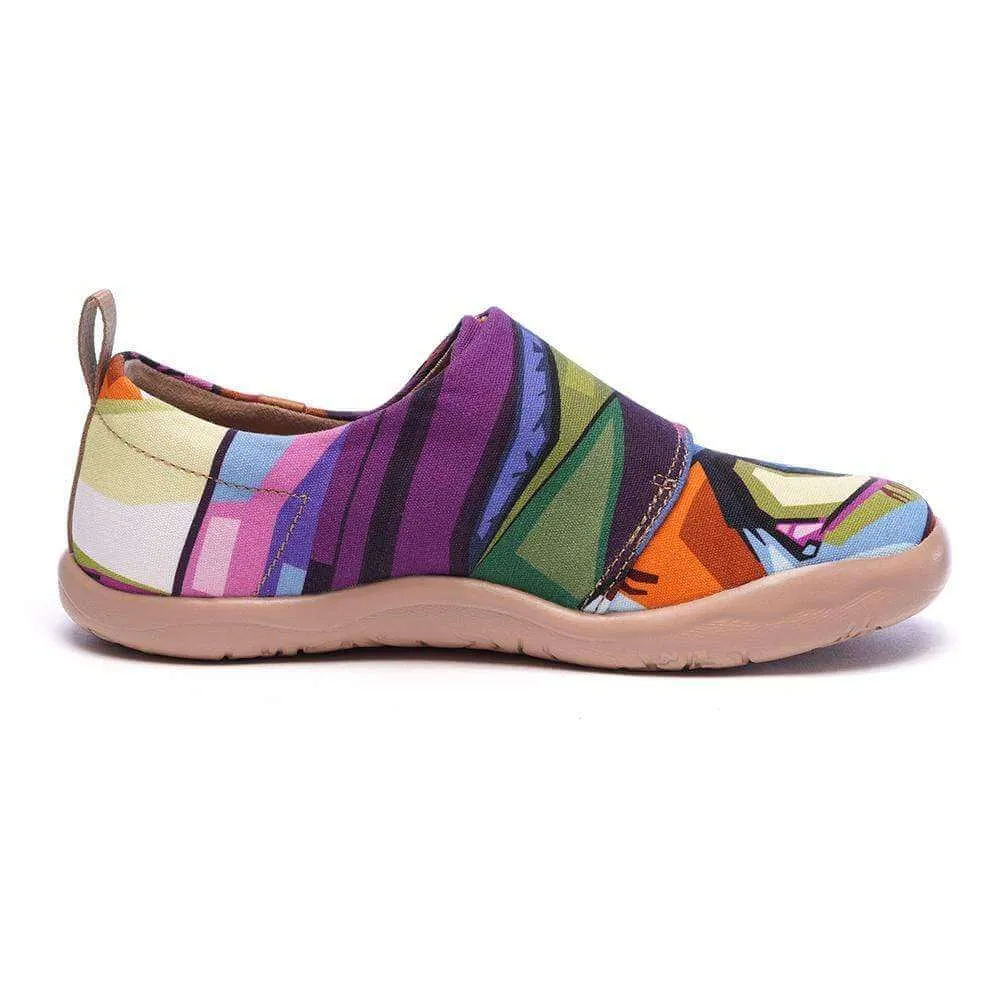 LOOKING AT YOU Modern Art Painted Kids Casual Shoes
