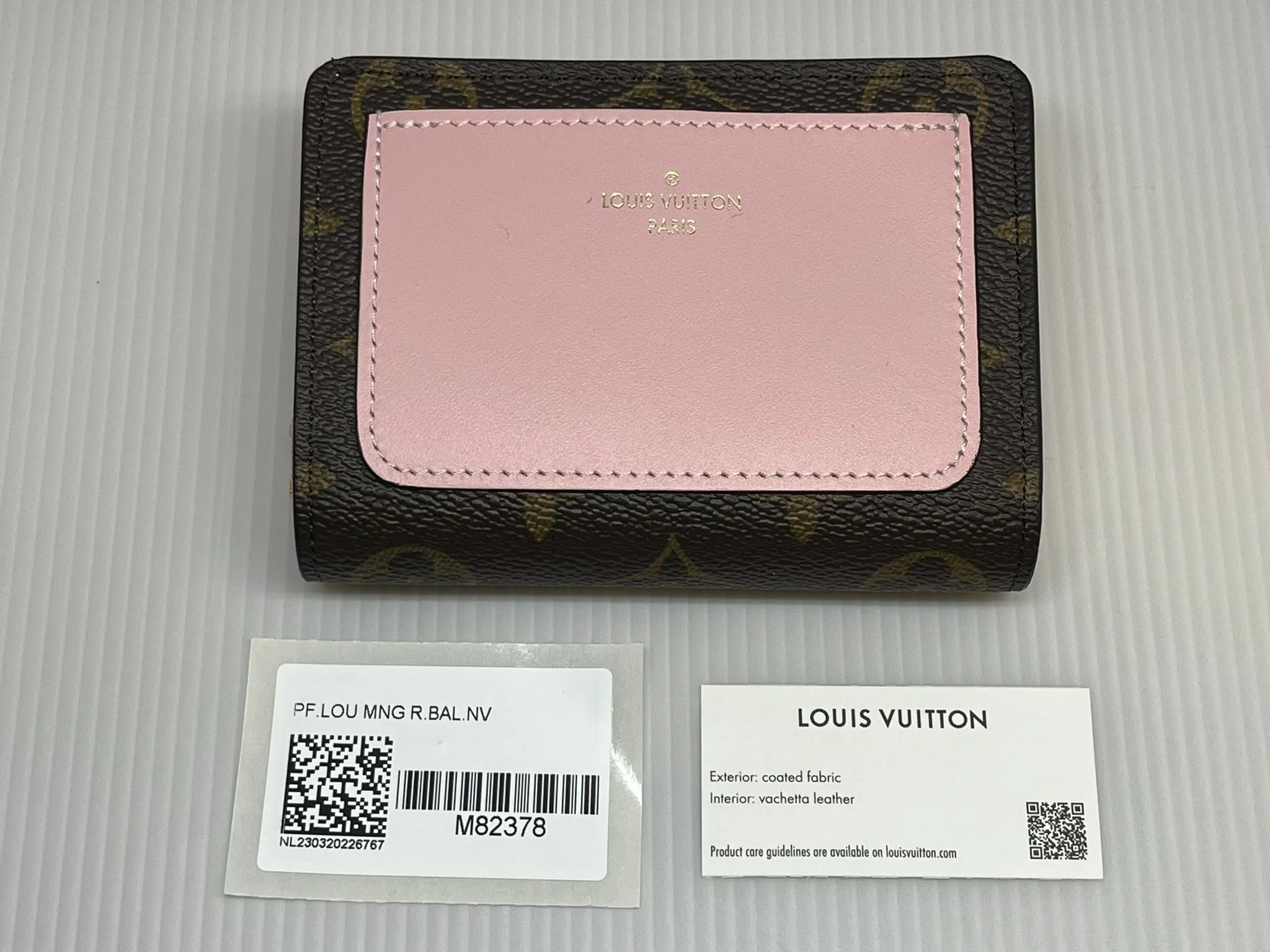Lou Wallet Rose Ballerine