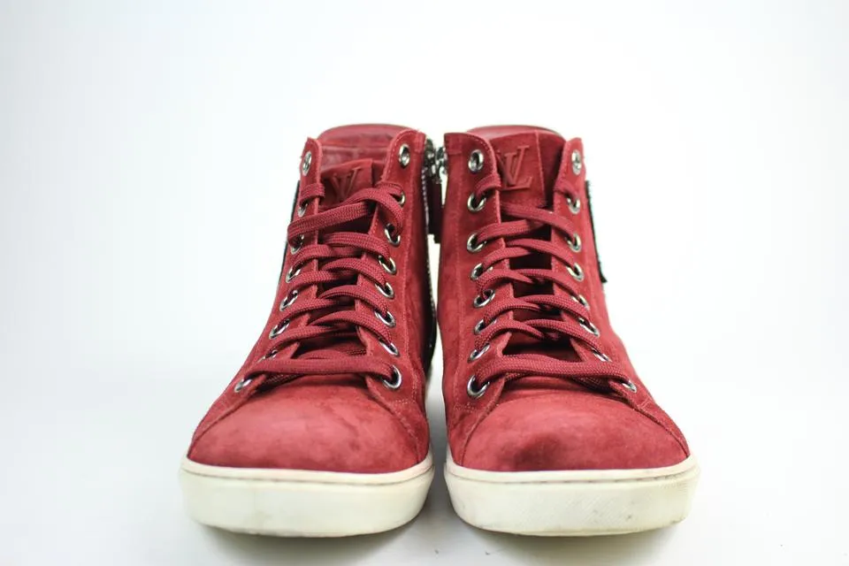 Louis Vuitton Rare High Top World Peace Sign Varsity Mens Sz 7 19LVA1108