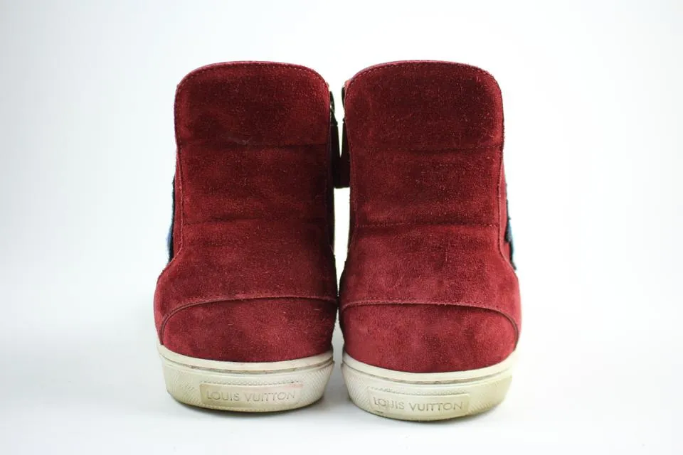 Louis Vuitton Rare High Top World Peace Sign Varsity Mens Sz 7 19LVA1108