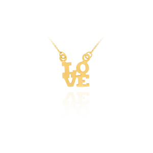 Love Block Pendant