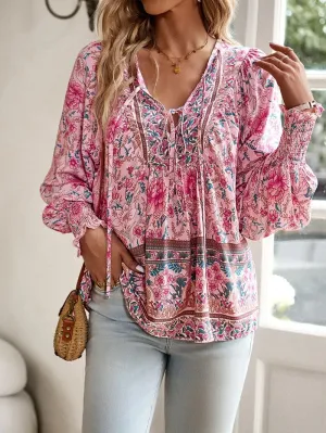 Lucía® | Elegant blouse with flowers