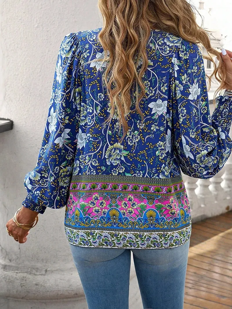 Lucía® | Elegant blouse with flowers