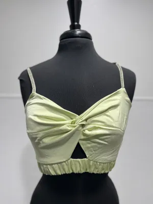 Lucia Sage Green Rhinestone Top