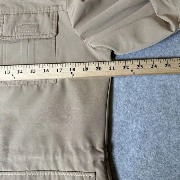 Lucky Brand Women's Size Medium Camel Jacket Hooded Cinched Waist Size Medium