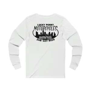 Lucky Penny Cycles Houston Skyline Long Sleeve Tee