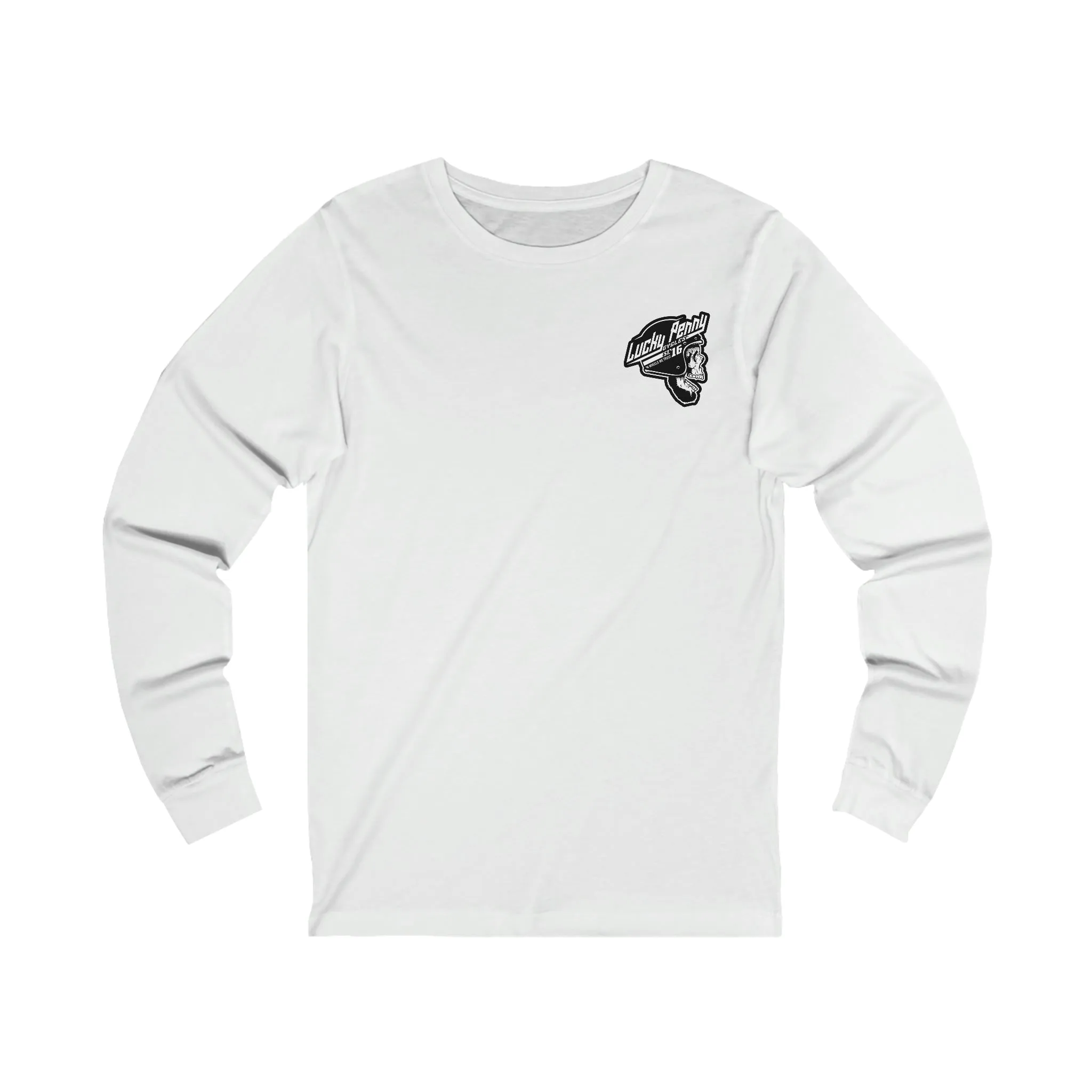 Lucky Penny Cycles Houston Skyline Long Sleeve Tee