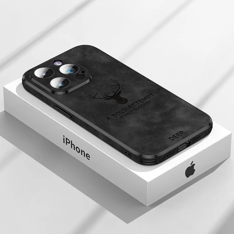 Luxury Shockproof Leather Case For iPhone