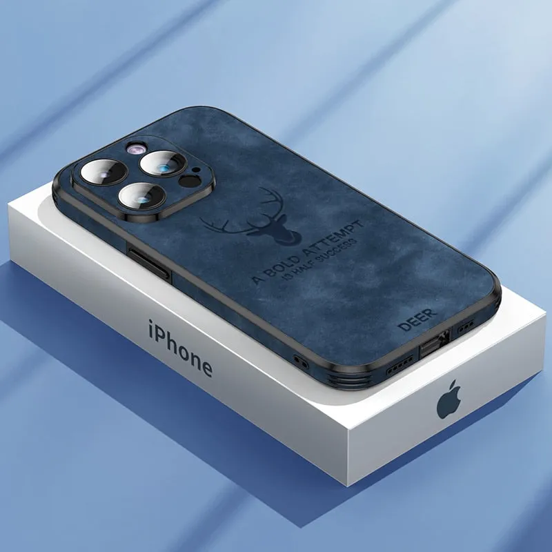 Luxury Shockproof Leather Case For iPhone
