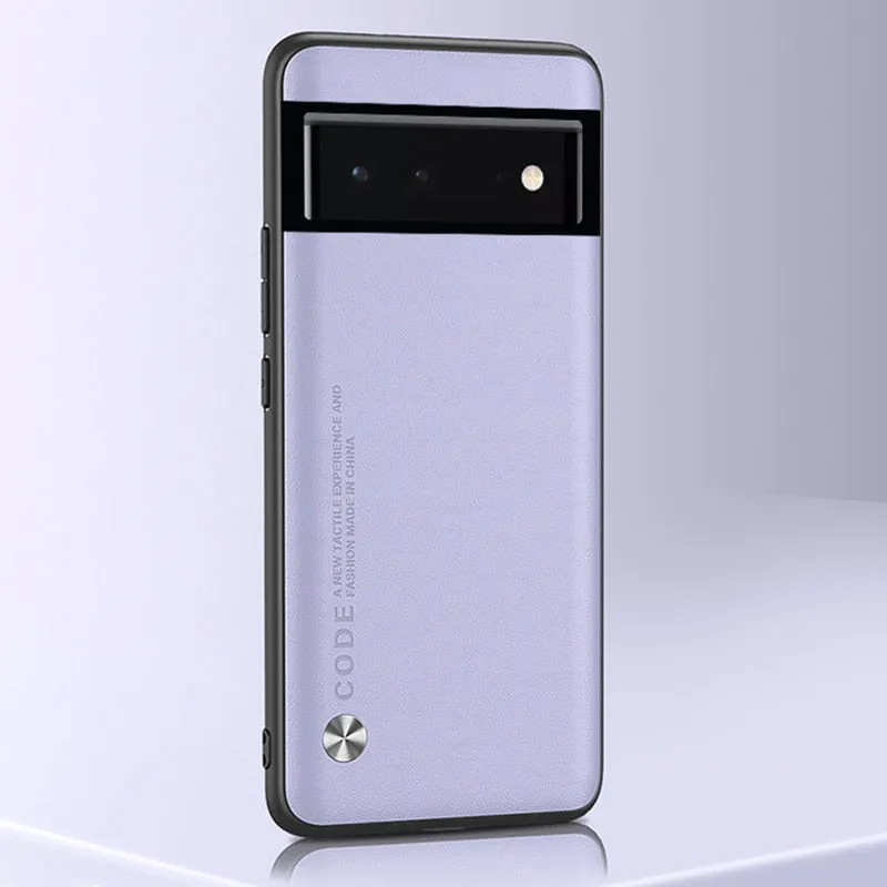 Luxury Shockproof Silicone Leather Case For Google Pixel