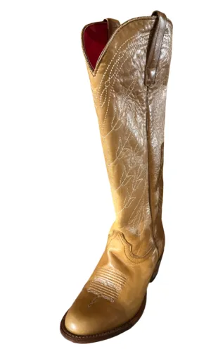 Macie Bean Women's Tan Tall Boot with Round Toe